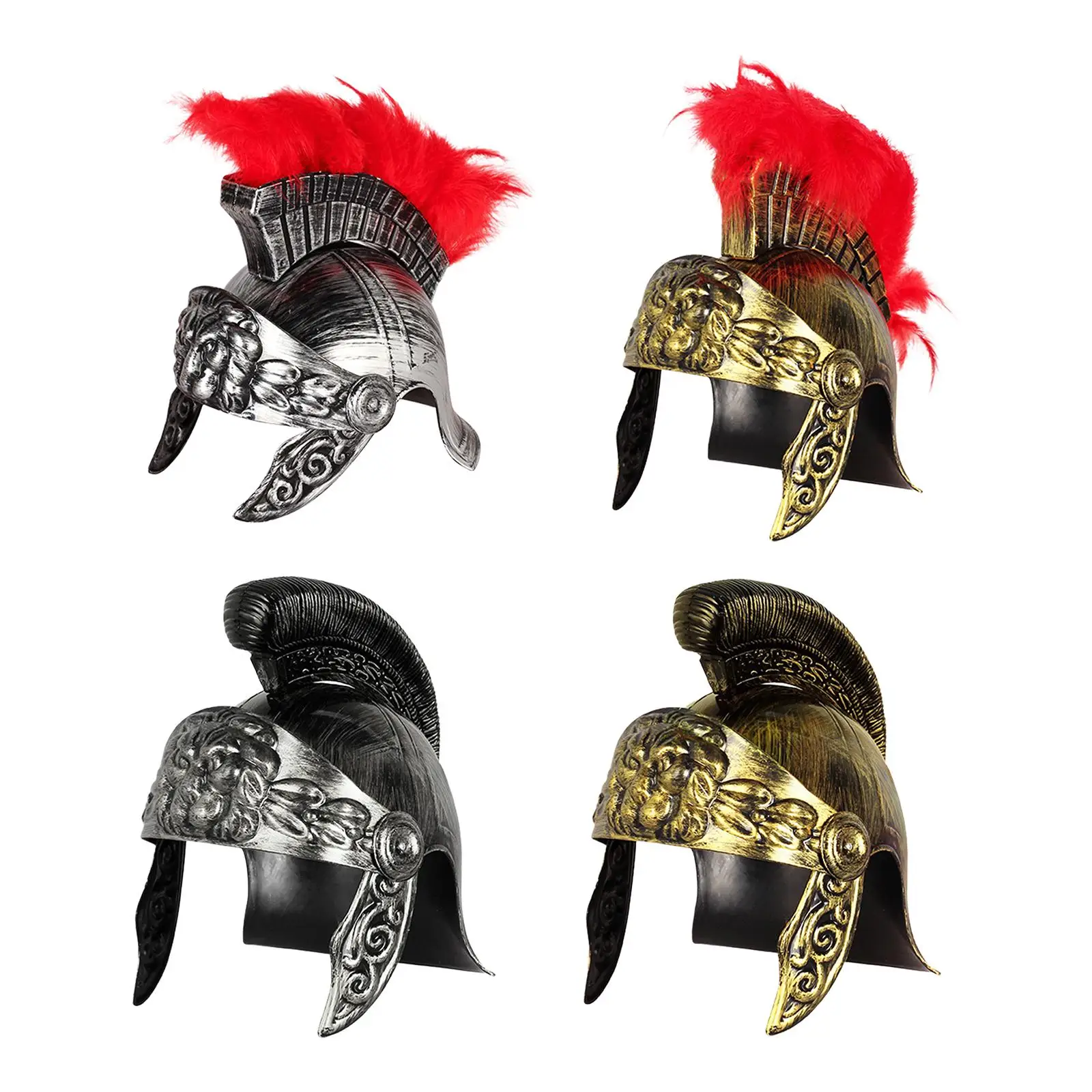 Sparta Helmet Sparta Costume Accessory Roman Knight Medieval Wearable Headwear Hat for Home Decor Cosplay Prop Role Playing