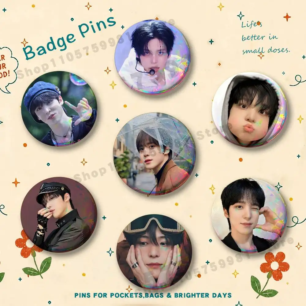 Cute Singer Y-Yunho Badges Cartoon Character Pins Brooch for Bag Shoes Decoration Jewelry
