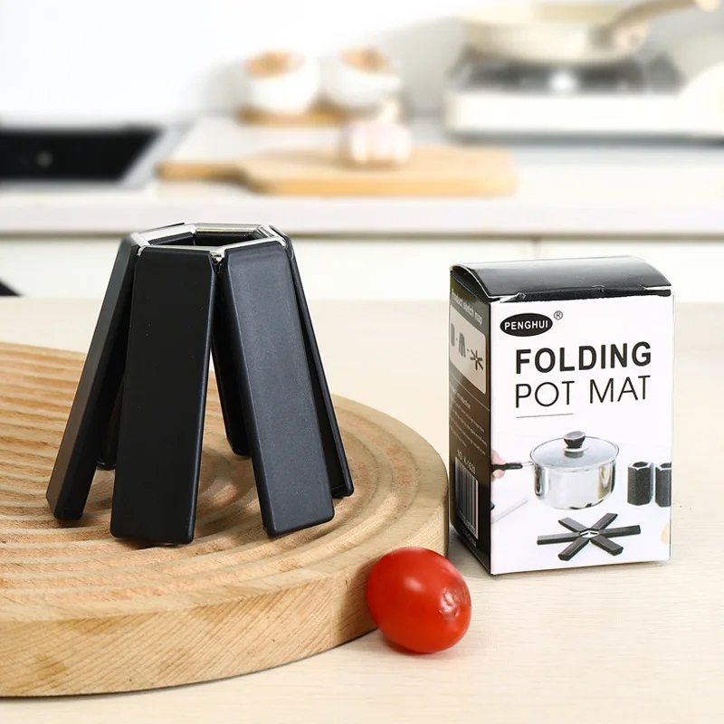 Foldable Heat Resistant Dining Table Mat Household Anti-Scalding Pot Holder High Temperature Resistant Table Pad Bowl Pad