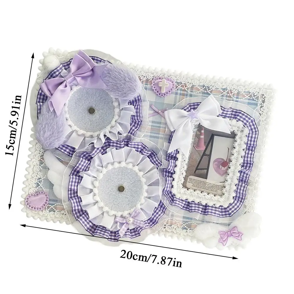 لطيف Itabag أنيمي شارة مجموعة حامل ديكور Kawaii الحلوى رقيق الأرنب الشريط الدانتيل Ita حقيبة إدراج الملحقات شارة عرض المجلس #4