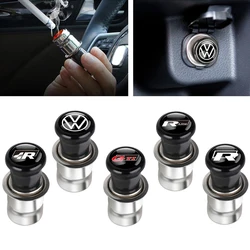 Enchufe de Metal para encendedor de cigarrillos de coche, 1 piezas, a prueba de viento, para Volkswagen, VW, Golf 6, 7, MK4, B6, B7, GTD, Touareg, Passat, Polo, Jetta