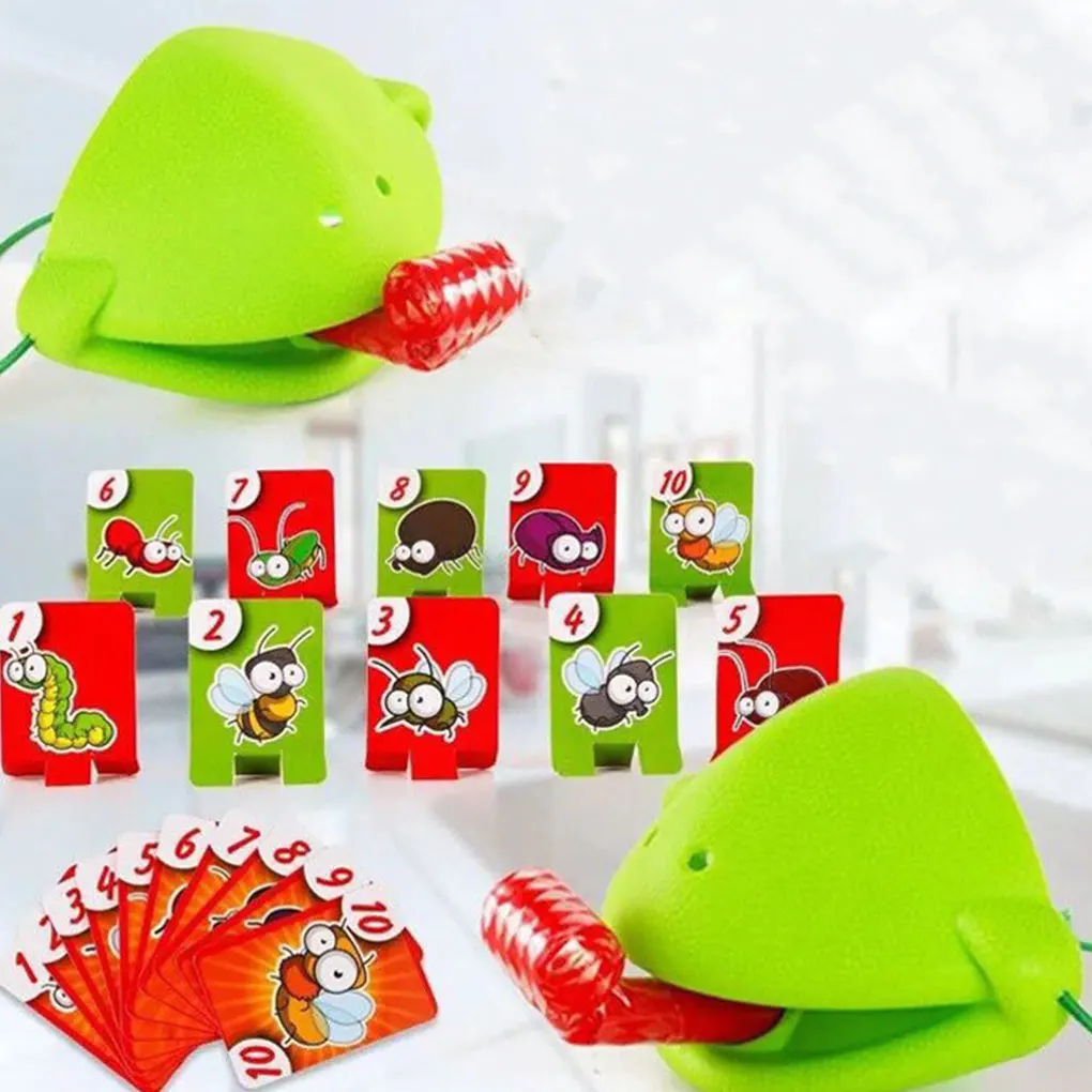 Children S Fun Interactive Frog Mask Toy For Family Gatherings Or Leisure Time Frog Tongue Sticker