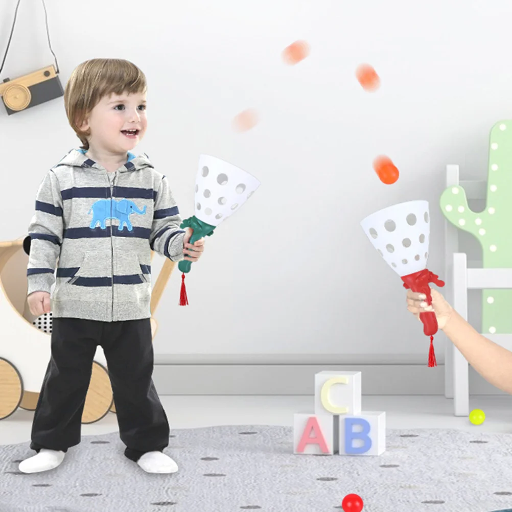 

1Set Pop-Catch Ball -Person Interactive Catch Launchers Children Outdoor Educational Fun Supply Pop-Catch Ball Game