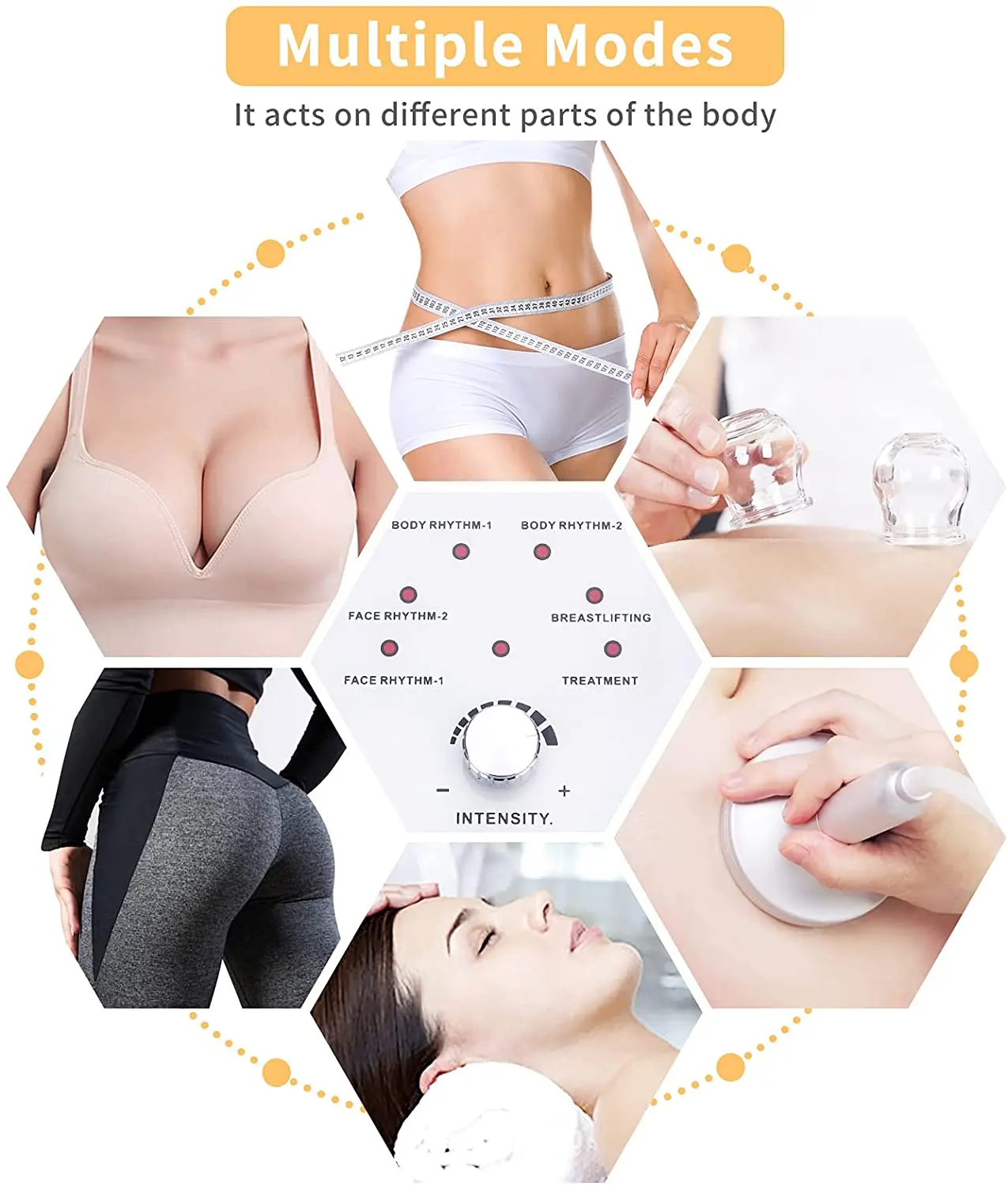 Powiększenie piersi podnoszące pośladki maszyna 30 filiżanek maszyna do terapii próżniowej pośladki Lifter kształtowanie sylwetki Hip Enhancer