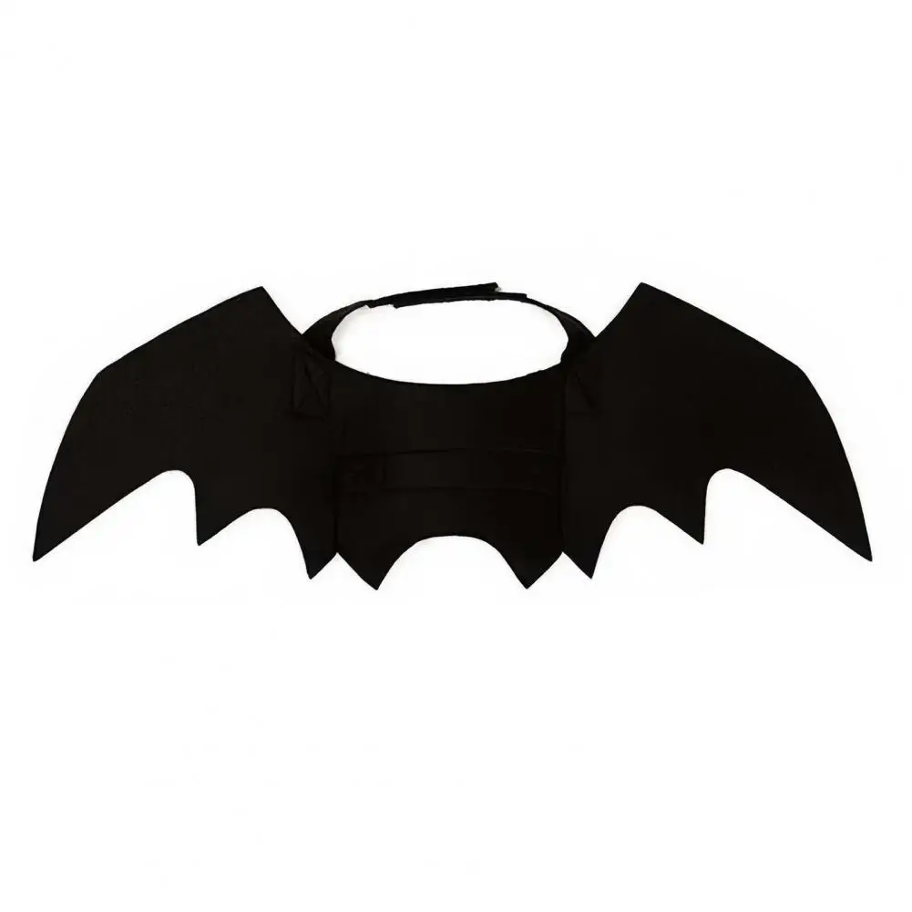 Halloween Pet Bat Wings Costume, Felt Black Wings Harness for Small Dogs Cats, Funny Party Dress Up Apparel for Cosplay Parties