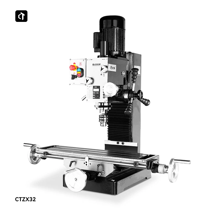 CTZX32 Manual Drilling Milling Machine for Metal Working 750W Motor Mill Drill Metal Milling Machine
