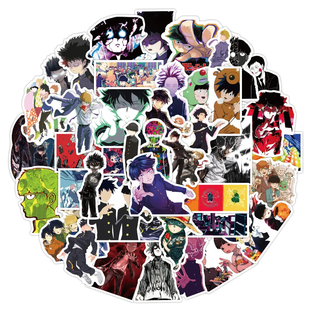 10/30/50 Stuks Cartoon Anime Mob Psycho 100 Stickers Cool Manga Graffiti Sticker Decoratie Koffer Laptop Telefoon Stickers Kids Speelgoed