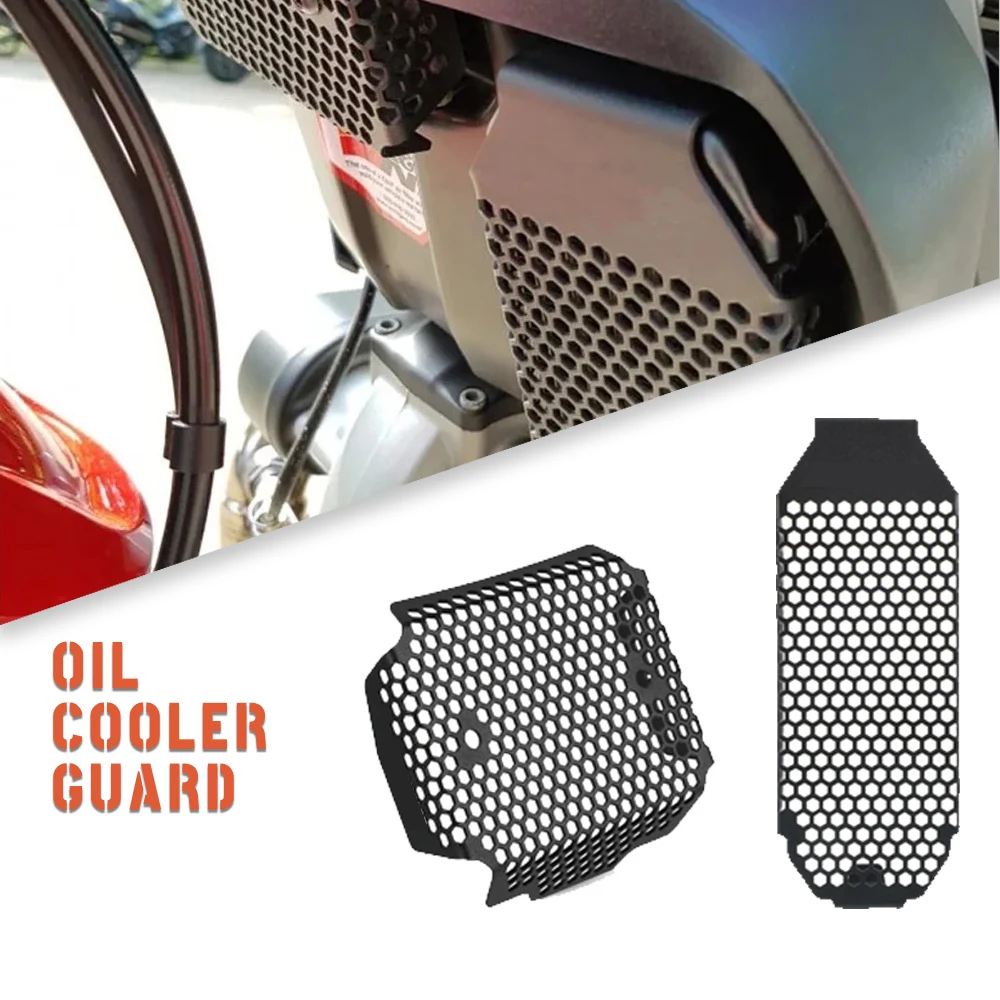 For DUCATI Scrambler 400 800 2015-2022 2023 Radiator Oil Cooler Grille + Rectifier Voltage Regulator Cover Guard Protector Set