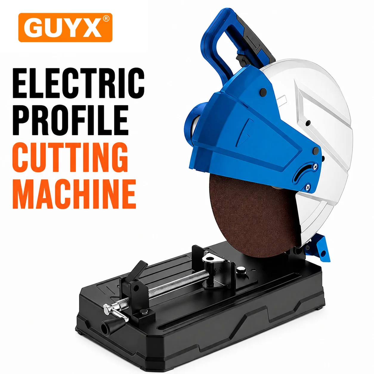 Electric Profile Cutting Machine High Precision Metal Chop Saw Powerful Motor Durable Benchtop Cut Off Tool