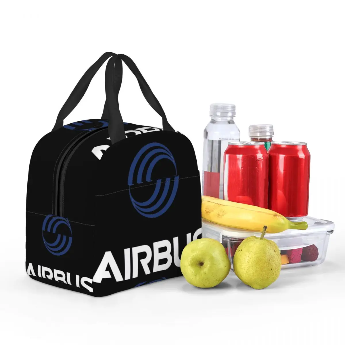 Sac à lunch avec logo Airbus, sac à bento isolant, sac à main pour repas