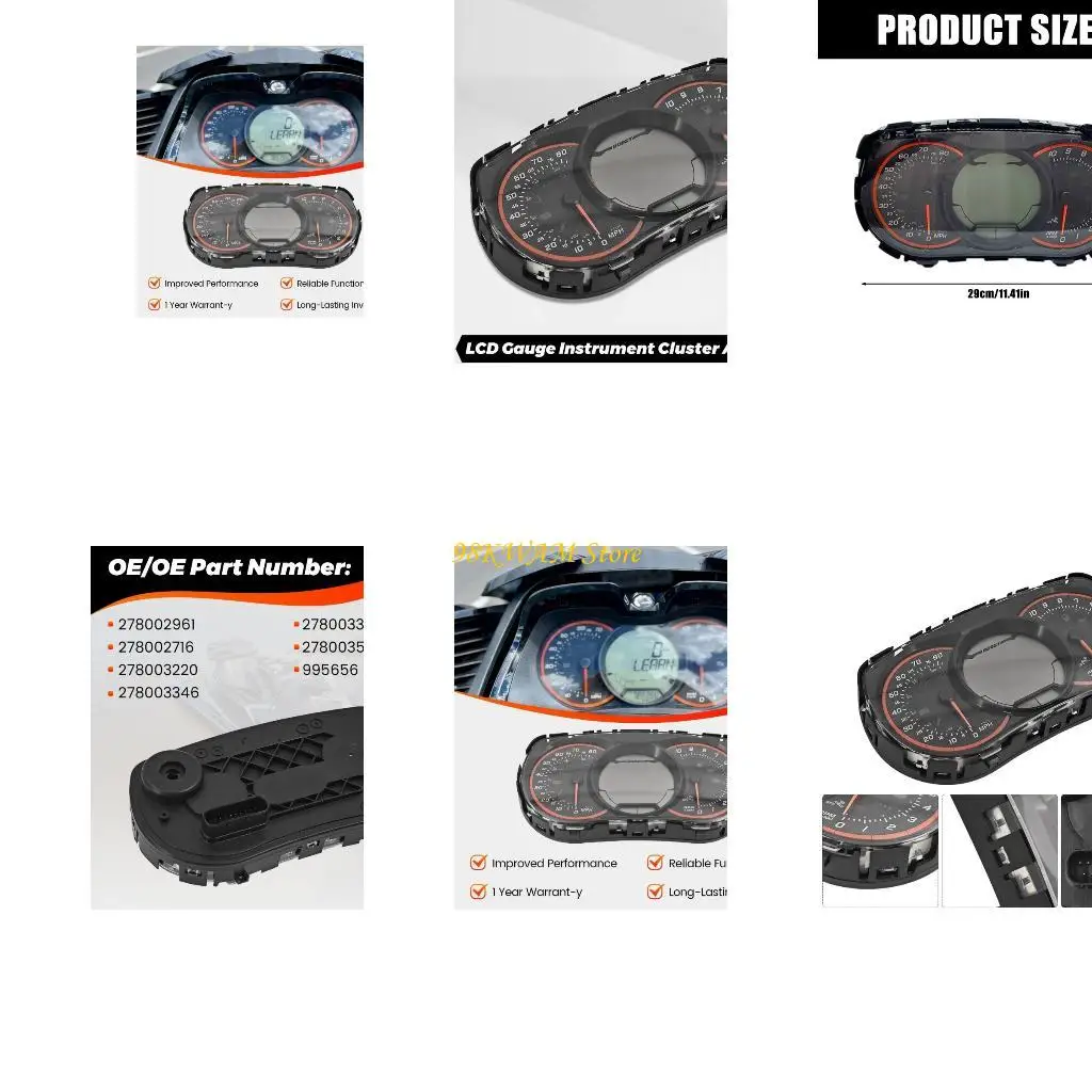 

Upgrades Dashboard Gauges Cluster 278002716 Speed Gauges Assembly Simple Installation Fit RXP X & RXT X 260 Models 68UF