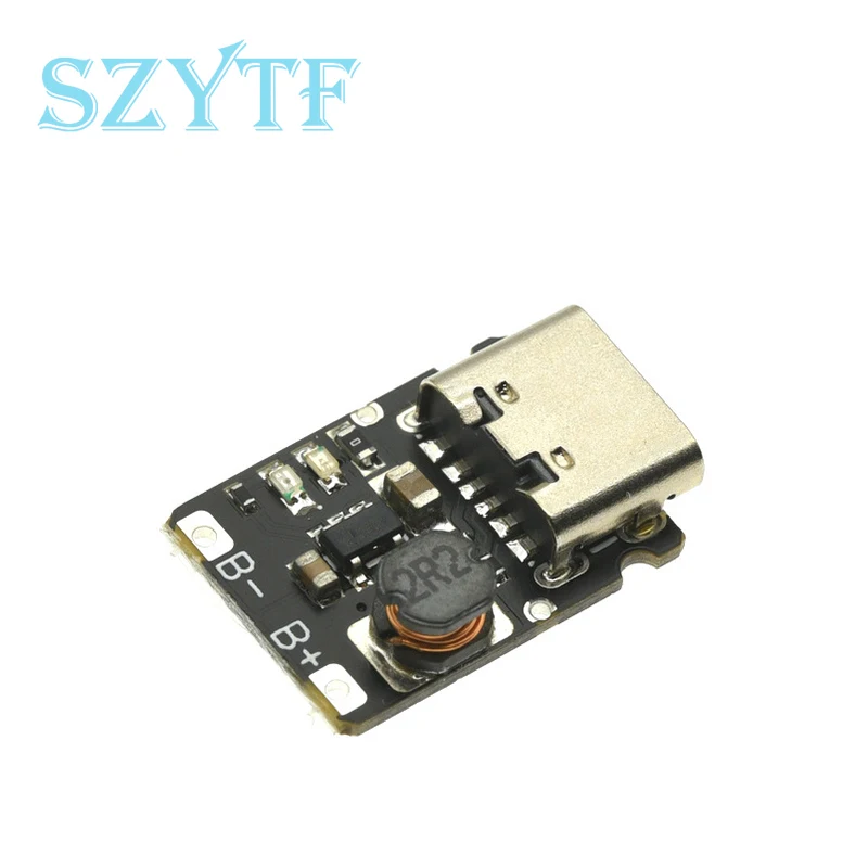 Type-C 5V Charge Discharge Integrated Module 3.7V 4.2V 18650 Lithium Battery Charging Boost Power Board Protection