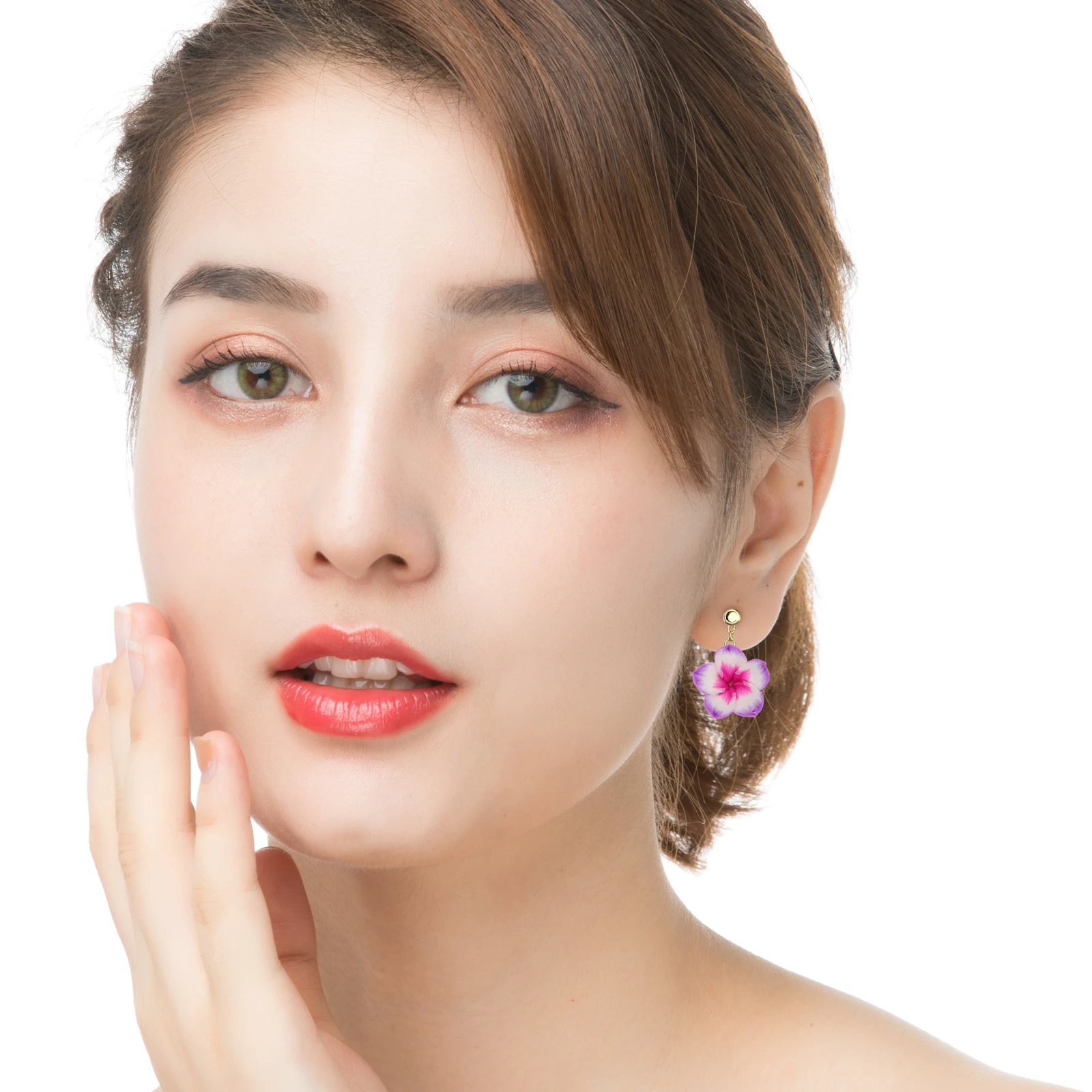 

5 шт. подвески из глины Plumeria, полимерные цветочные бусины для изготовления ювелирных изделий, серьги, браслеты, подвески, поделки, цветочные подвески