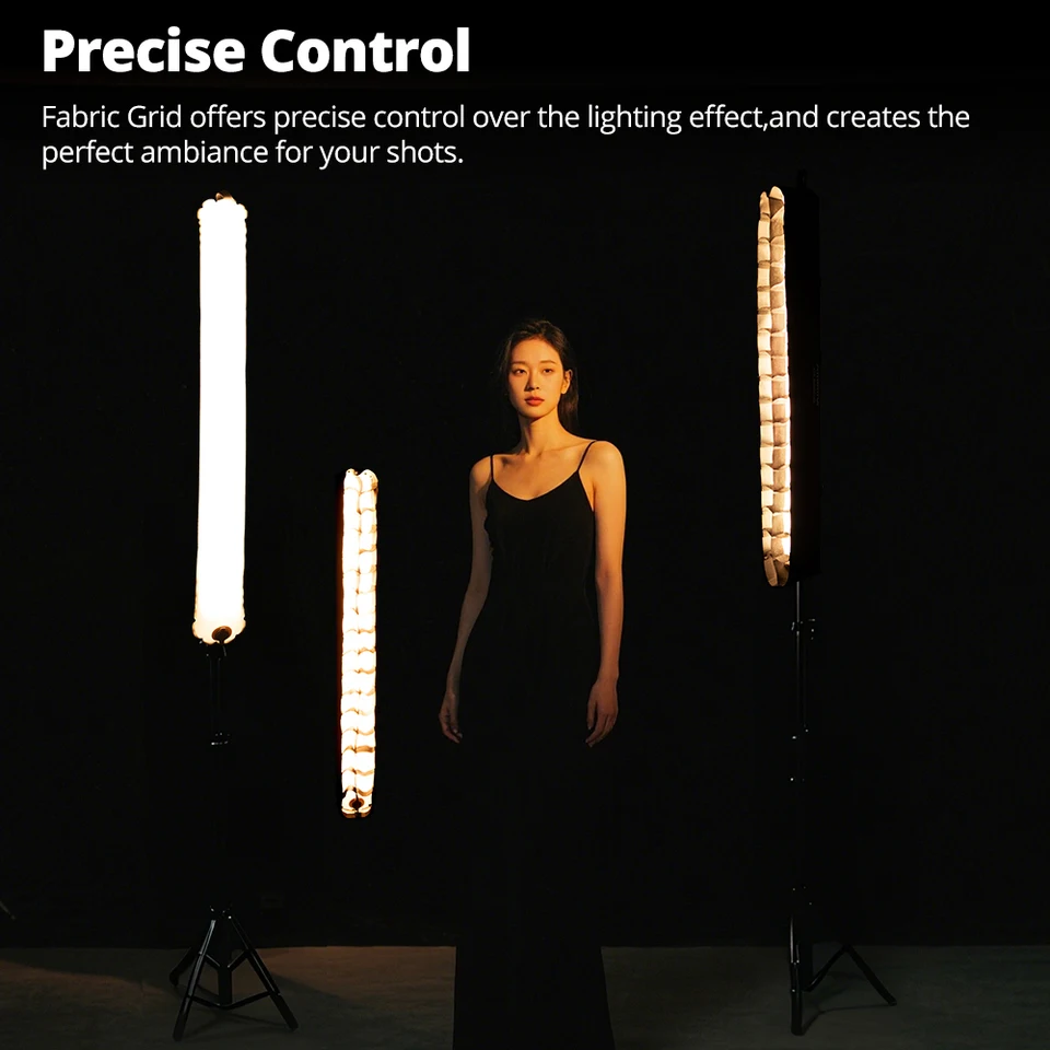 AMBITFUL SA30 Aufblasbare Schlauchleuchte Wabengitter Softbox für AMBITFUL GC30R Luftschlauchleuchte