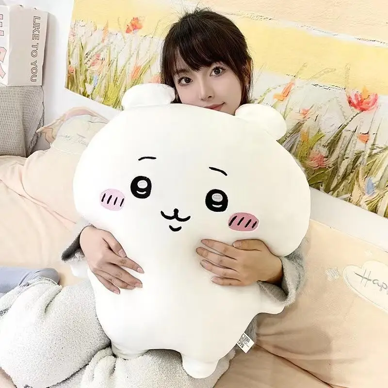 New Kawaii Miniso Chiikawa Cartoon Cute Plush Pillow Backrest Doll As A Birthday Gift for Friends Toys for Girls