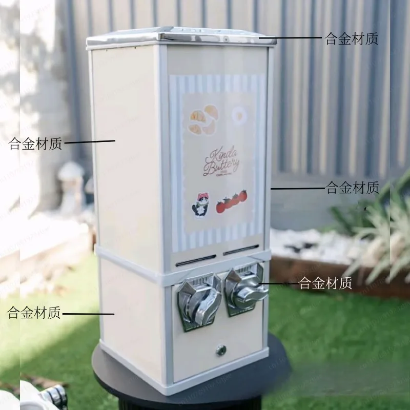 KV25  sticker self-service vending machine coin slot machine foreign currency double currency port