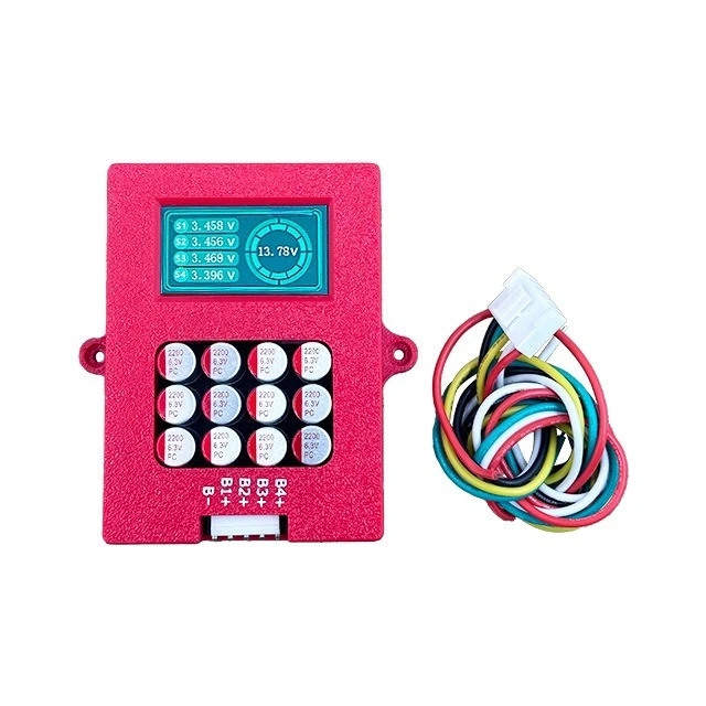 4S/6S Lithium Iron Phosphate & Titanate Battery Balancer with Voltage Display, Active Equalizer