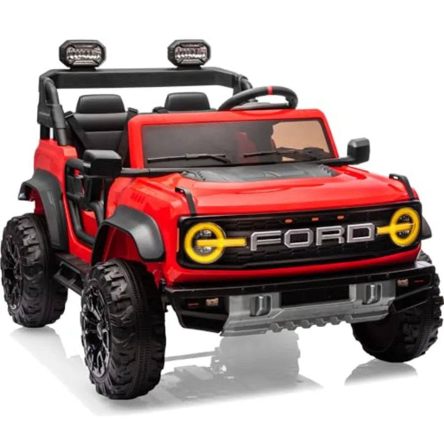 

24V Ride on Toys for Boys & Girls, 2 Seater Kids Electric Car with Remote Control, Kids Ride on Truck with 4 Wheels Suspension,