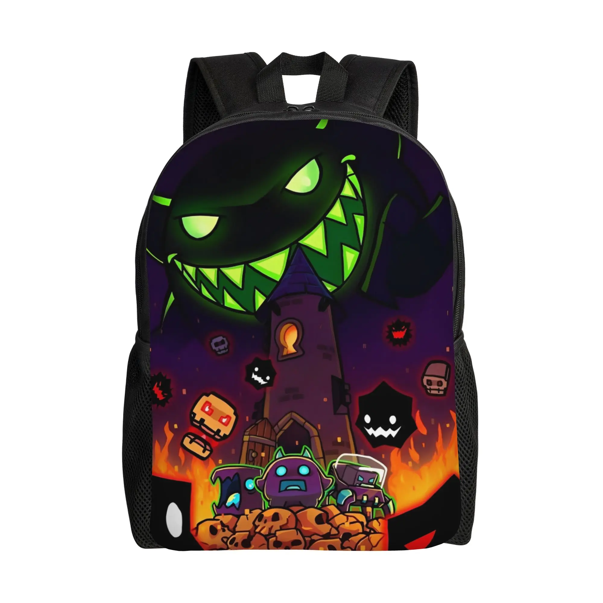 

Posters de Backpack for Men Women Teenage Student Hiking Daypack Geometries Cube Gaming Dash Laptop Computer Canvas Bags Sports
