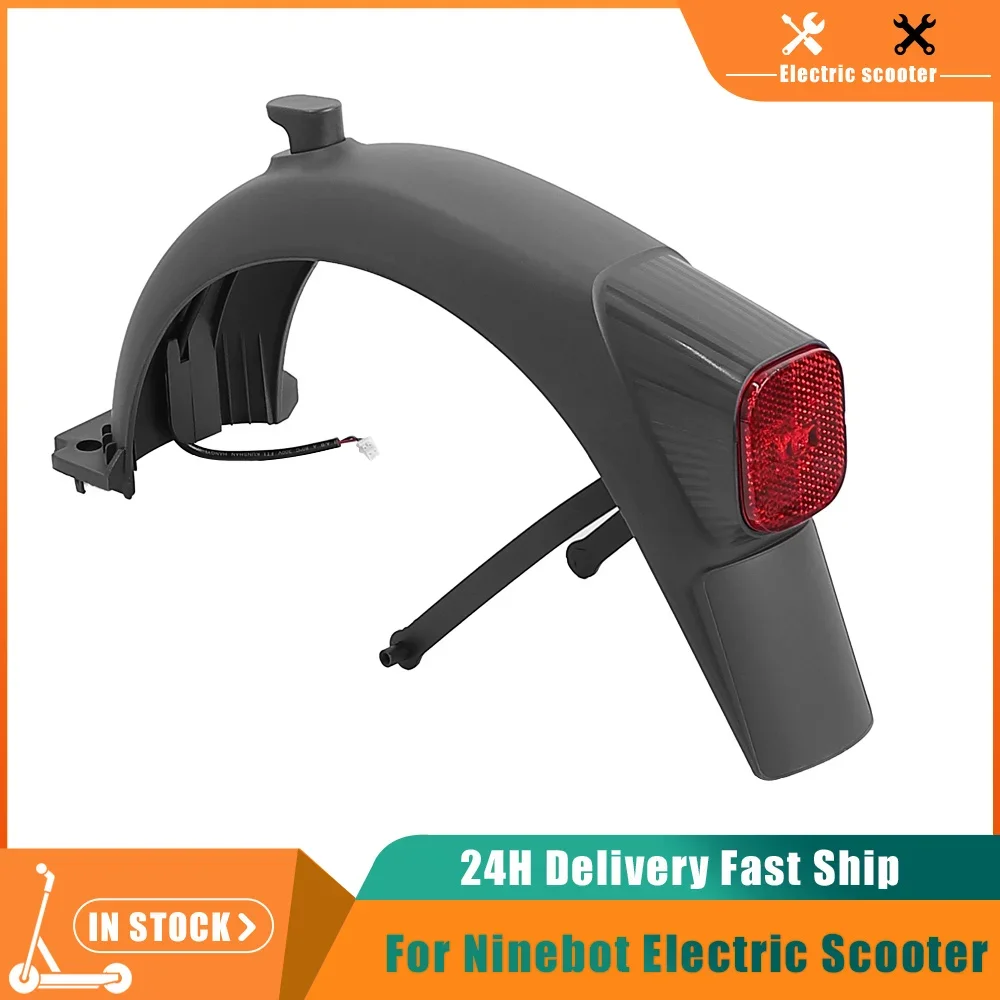 Original Rear Fender With Support Taillight for Segway Ninebot E2 PRO Electric Scooter Rear  Mudguard Set Parts