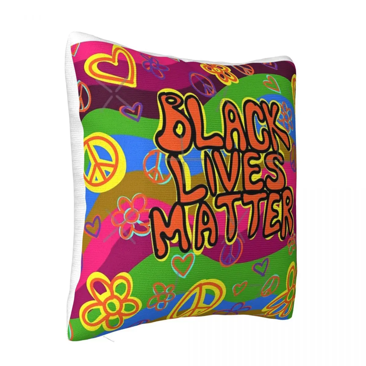 Black Lives Matter Groovy Hippie Decoration Decorative Cushion Decoration For Bedroom Pillow Case Pillow Cover