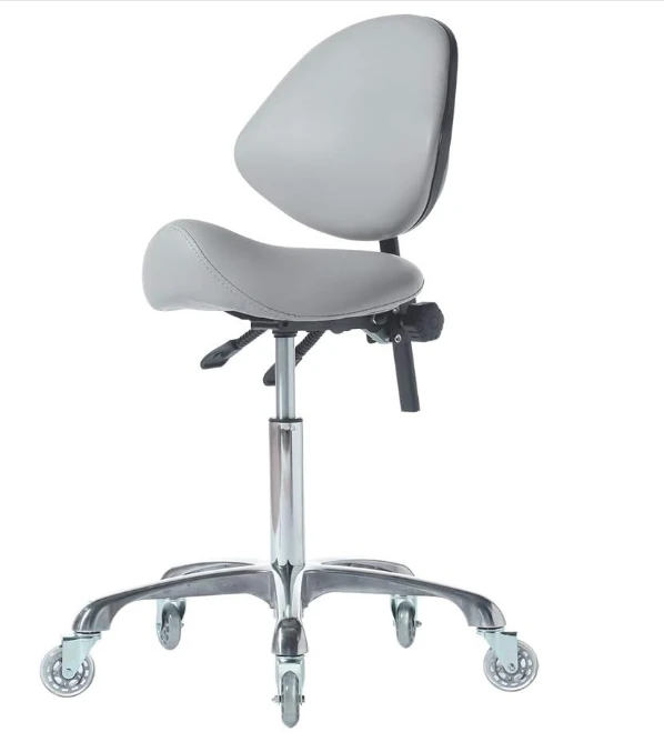 Salon Furniture Adjustable Saddle Stool Manicure Pedicure Spa Technician Chair Beauty Master Chair