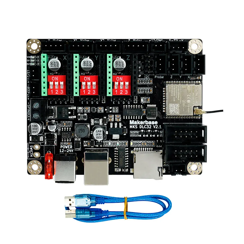 MSK DLC GRBL nieaktywny laserowe kontrola CNC pokładzie 32 bity ESP32 płyta główna płyta główna dla grawerowany laserem części wymienić tarcza v3 rozszerzenie płyta