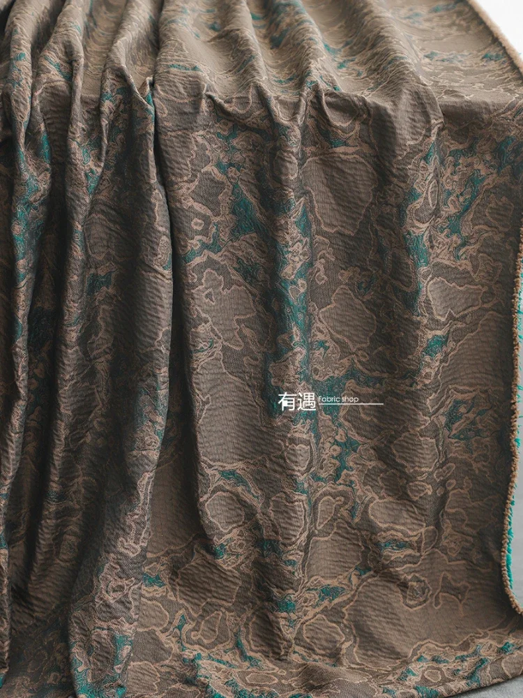 

Жаккардовая ткань в китайском стиле, рельефная одежда, дизайнерский жилет, юбка, ткань, ткань для шитья одежды своими руками, оптовая продажа на метр