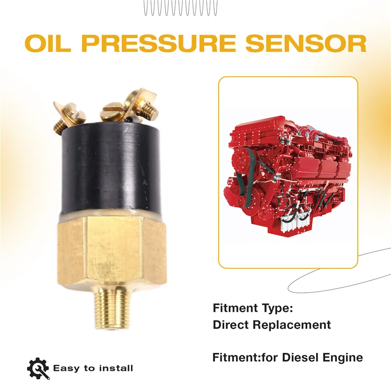 

Запасная часть датчика давления масла L10A — новая 23520023, подходит для дизельных двигателей Cummins