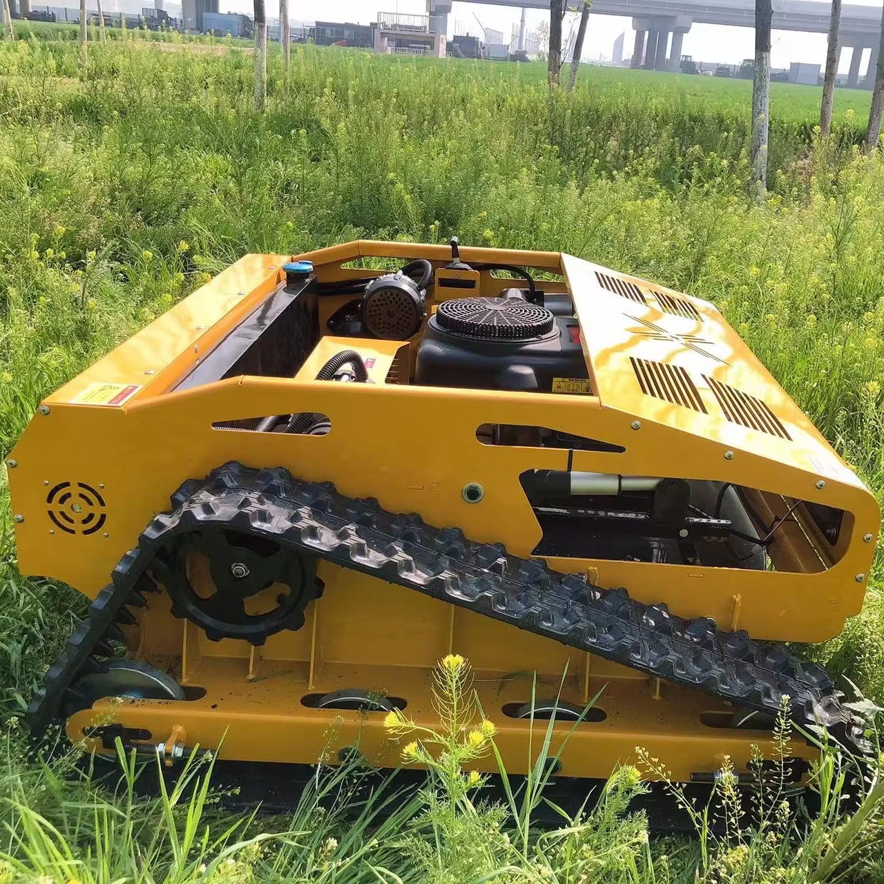 

New Remote Control Lawn Mower Hybrid Farm Mower 800 mm Rc Lawn Mower Wholesale