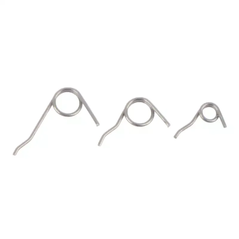 Stainless Steel Jewelry Lobster Clasps Torsion Spring Wire Dia 0.3mm Jewelry Mini Lobster Clasps Spring Small Torsion Spring