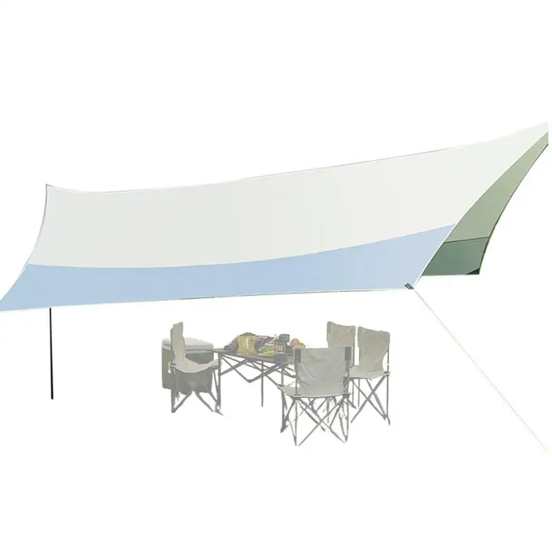 

Beach Awning Canopy 17.06 Ft 14.76 Ft Playground Canopy Sun Protection Large Coverage Heavy Duty Sunshade For Hotel Outdoor