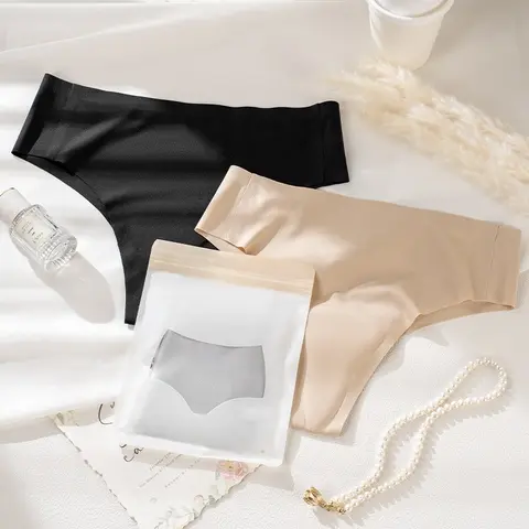 Calcinha feminina de seda gelo sem costura cameltoe prevenção roupa interior invisível sem costura tangas camelo toe corretivo para yoga leggings