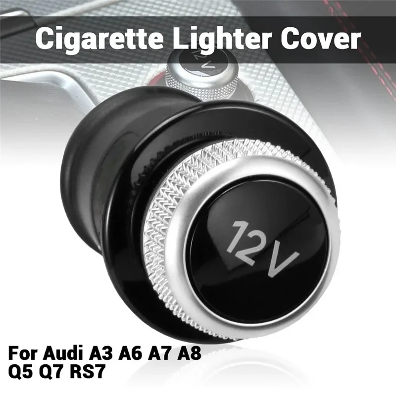 

Cigarette Lighter Cover For Audi A3 A6 A7 A8 Q5 Q7 RS7 8W0 8WD 919311 Chrome Plated Cigarette Lighter Plug 4H0919311/4L0919311