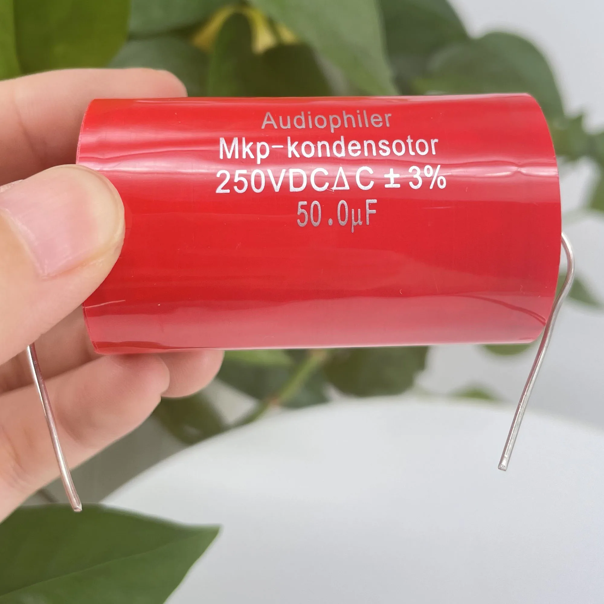 2PCS Audiophiler Axial MKP Capacitor 50uf 250V DC ±3% Test And Matched HIFI Frequency Dividing Audio Capacitance