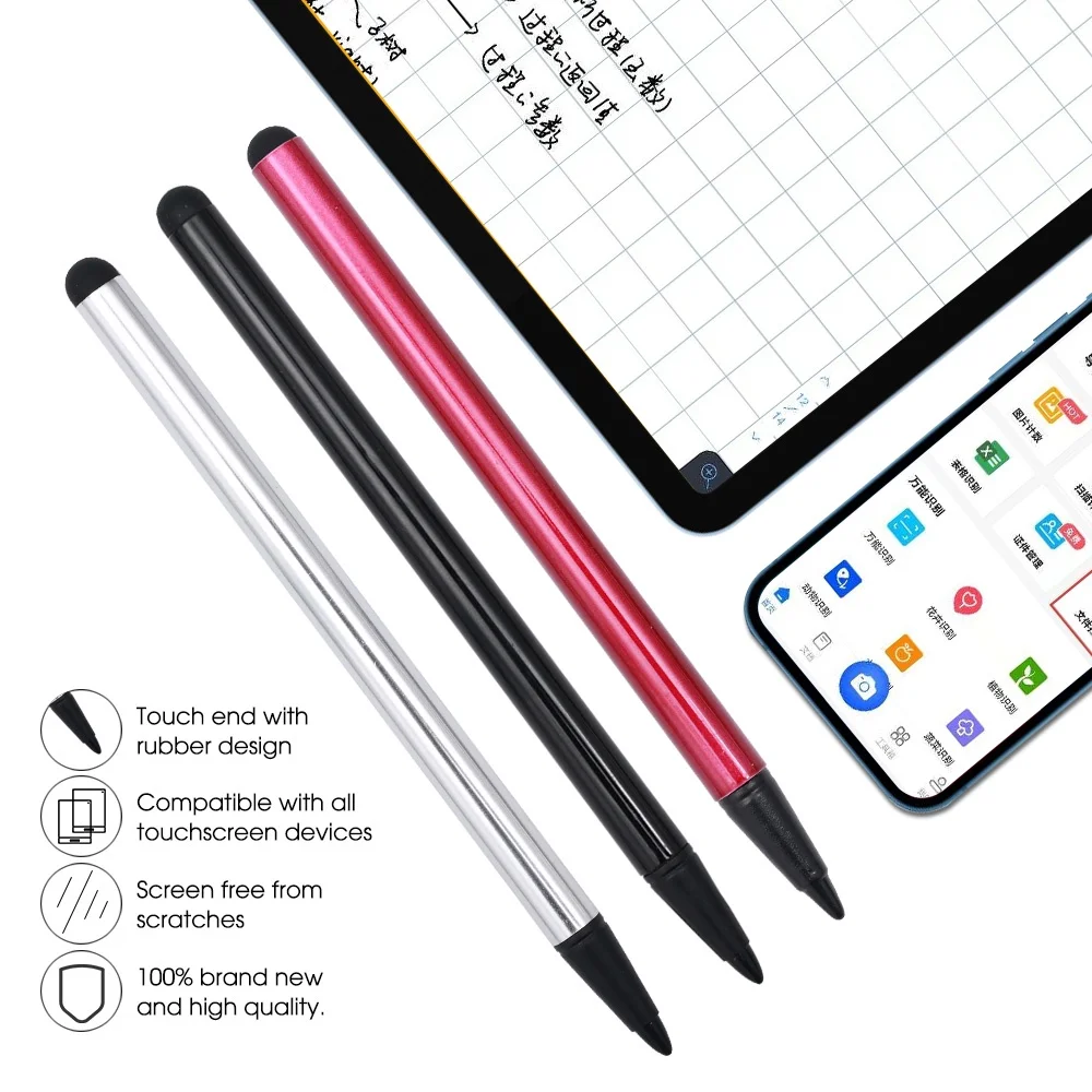 Pena Stylus 2 dalam 1 UNTUK Lenovo, Tablet Stylus M8 HD M10 Gen 2 3 Plus 3rd P11 Pro Extreme P11 M9 P12 Pro M7 A10-70 K10 Yoga Tab 11 13