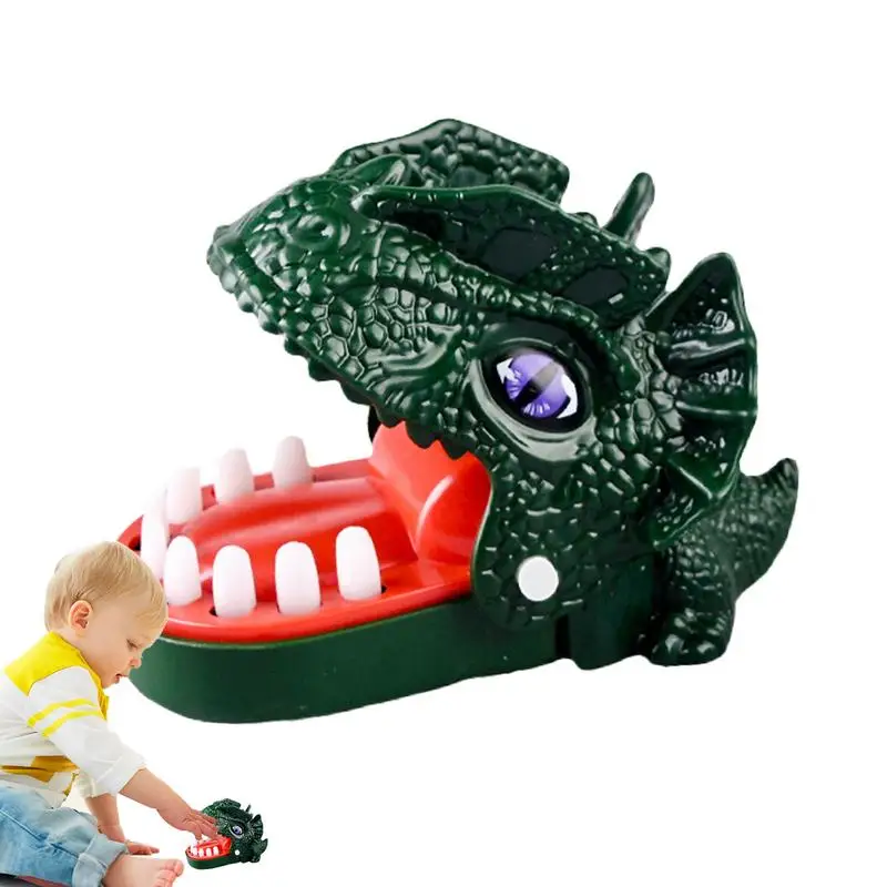 Dinosaur Teeth Toys Dinosaur Shape Biting Finger Teeth Toy Games Board Games Funny Tabletop Tricky Toys For Kids Girls Boys