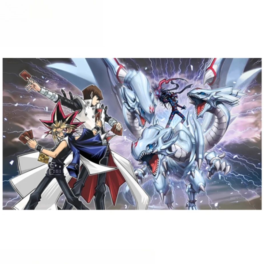 

Yugioh Kaiba Seto Dragon Master Magia Play Mat Yu-Gi-Oh! TCG OCG Trading Card Games Mat Duel Plate Rubber Card Mat Mouse Pad
