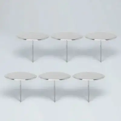 6 قطعة كعكة من الفولاذ المقاوم للصدأ زهرة الأظافر أدوات الخبز القابلة لإعادة الاستخدام لتجليد الورود الأنابيب المعجنات مسمار مجموعة زهرة معدنية مسمار كب كيك