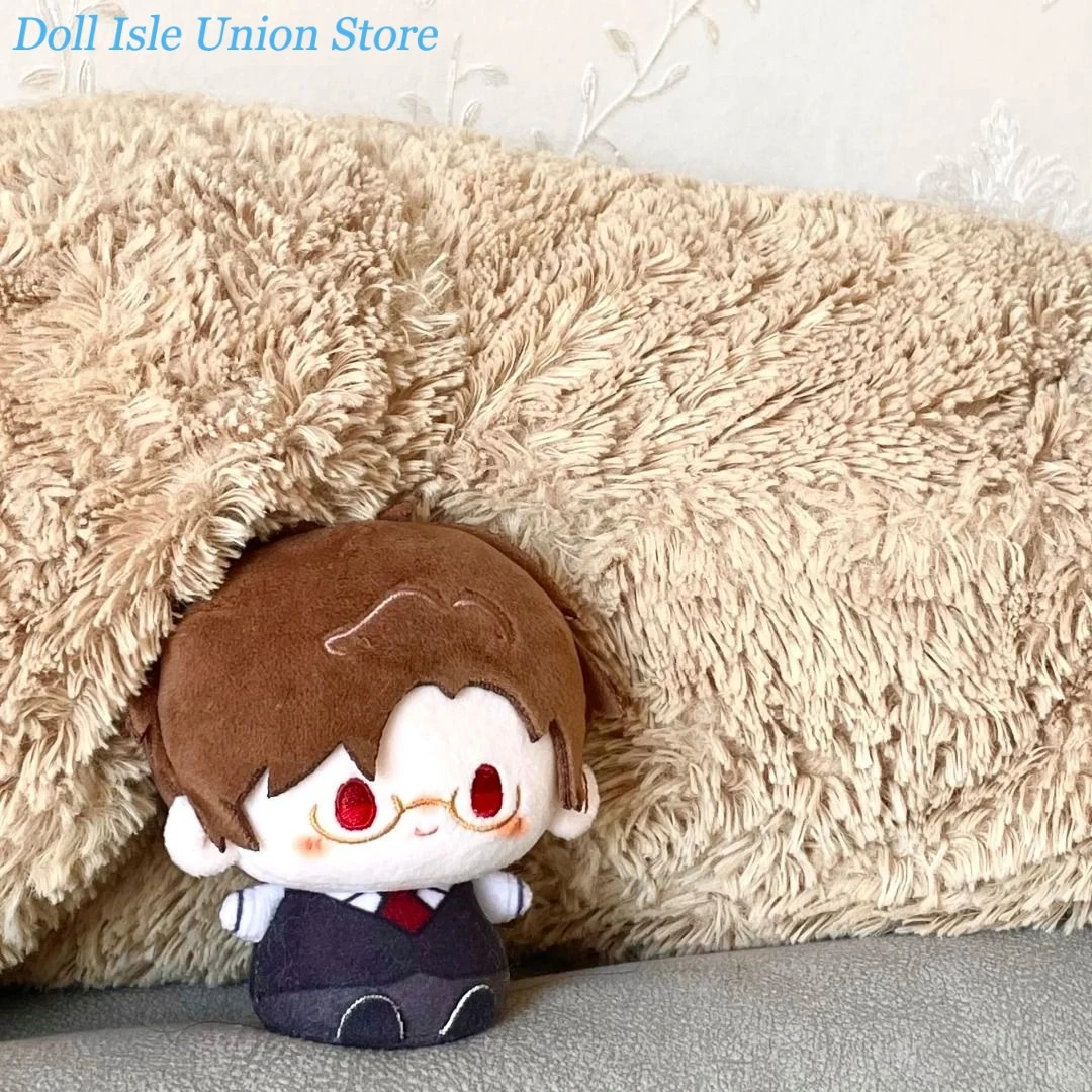 Funny Cotton Doll Evan Anime Light and Night Attributes Squat Plush Doll Body Toy Pendant 10cm Figurine Plushie Cosplay Gift