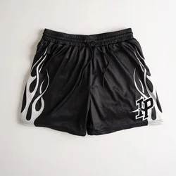 2025 NEW American Casual Shorts Men's Fitness Sports Basketball Running Quick Dry Summer Mesh Breathable Training Quarter Pants
