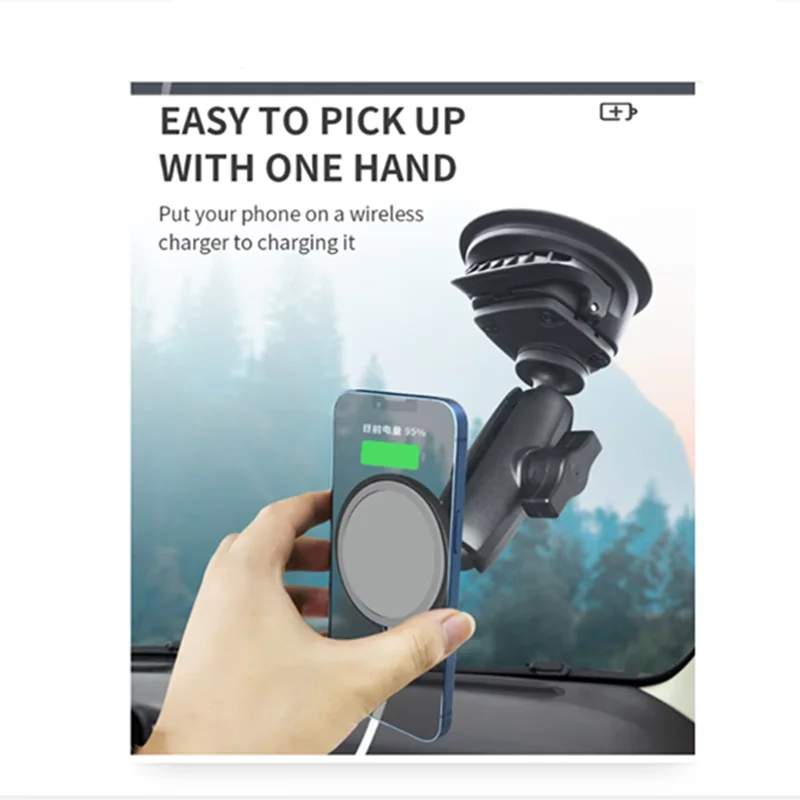 Suction Cup Phone Mount With 1