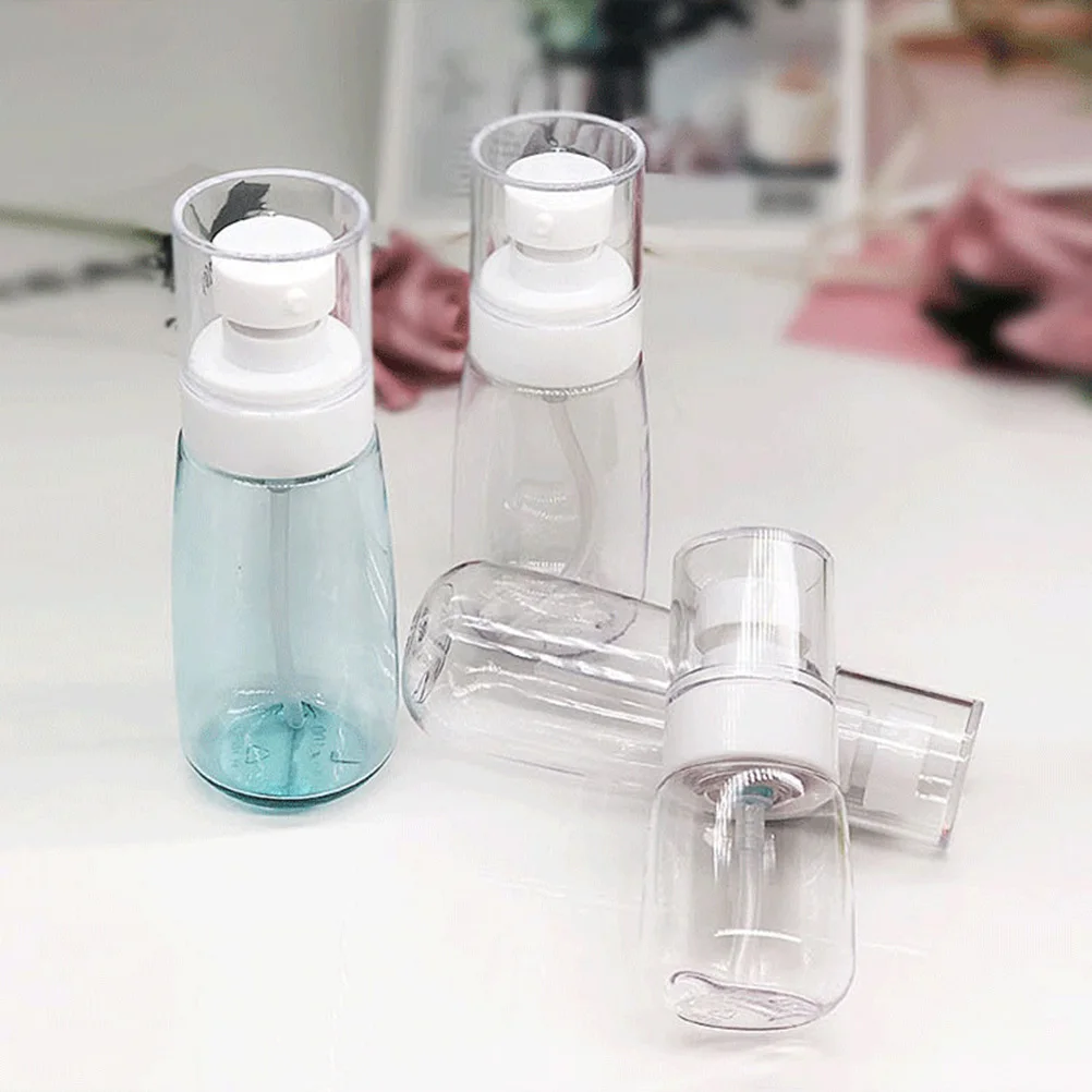 3Pcs Compact Refillable Spray Bottles Portable Travel Mist Pump Empty Liquid Dispenser Set for Essential Oils Toiletries