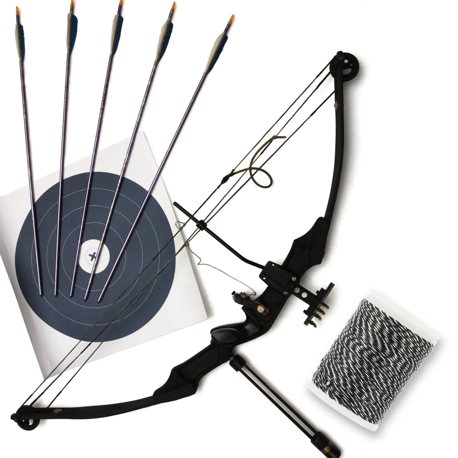 

Bowstring Serving Thread Rope Protector Professional String Winder Tool for Recurve Hunting