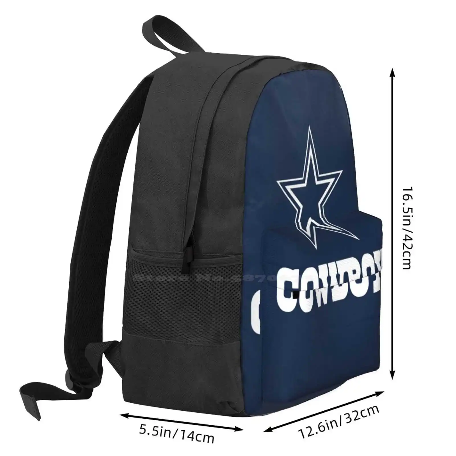 Cowboys-City gorąca sprzedaż tornister plecak modne torby Micah Parsons Ceedee Dak Dallas Cowboys Cow Blue 1. miasto