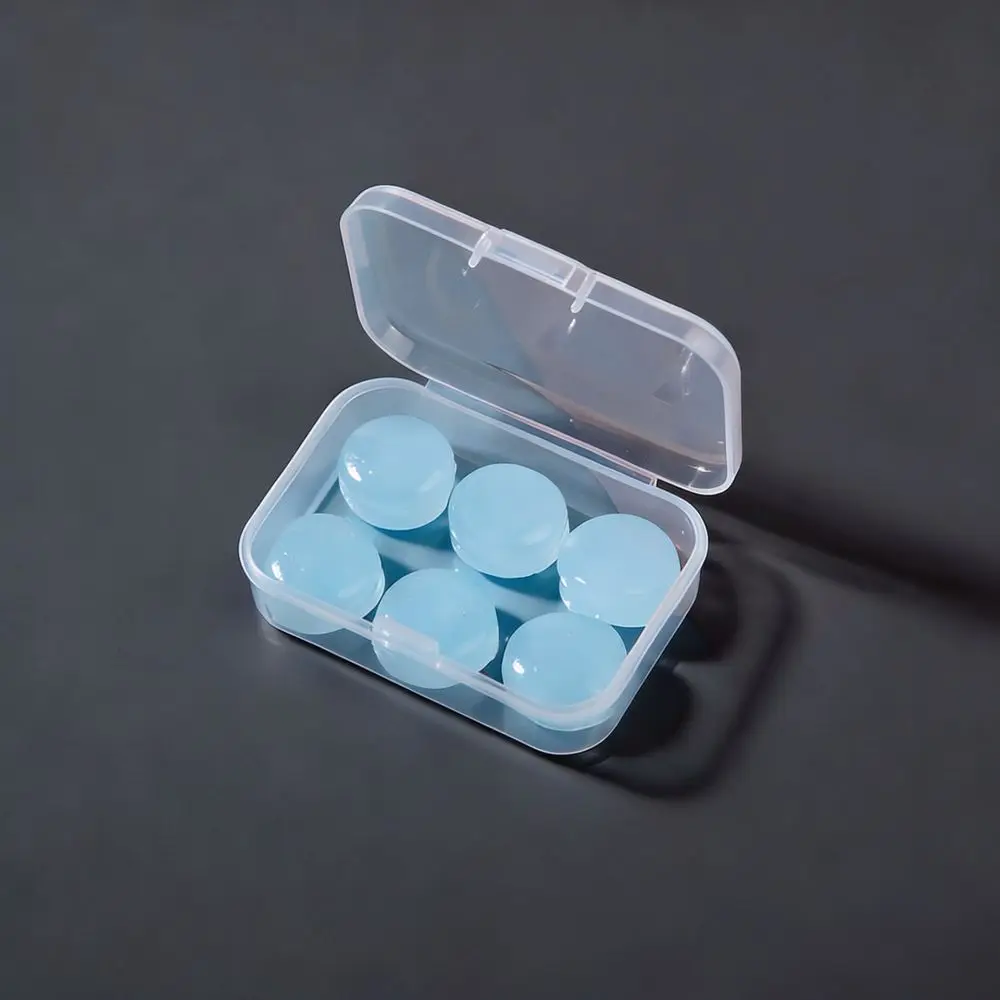 Comfortable Silicone Ear Plugs Reusable Noise Cancelling Earplugs Waterproof Swimming Protectors For Showering Sleep