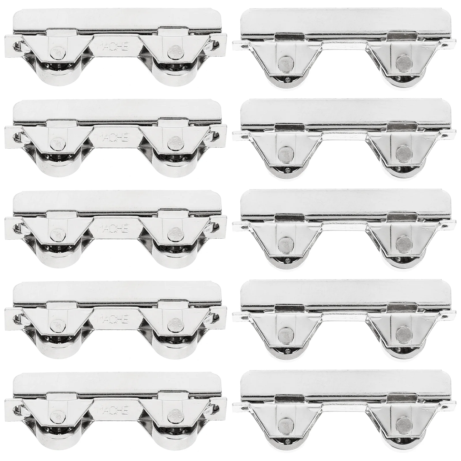

10 Pcs Wheel Glass Sliding Door Pulley Office Stainless Organizer Steel Assembly Roller