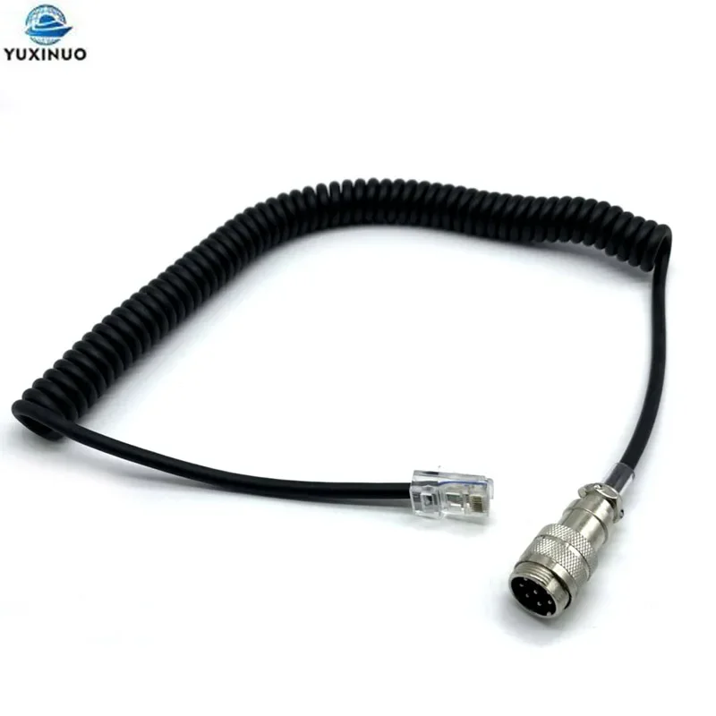 New 8 Pin to RJ-45 Modular Plug Mic Cable Adapter for Yaesu Microphone MD-200 MD-100 M-1 M-100 FT-450 FT-900 FT-991 FT-891 Radio