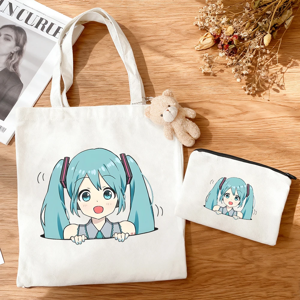 bolsa-de-lona-hatsune-miku-conjunto-de-3-pecas-com-estampa-kawaii-anime-e-bolsa-de-moedas-mini-para-fas-de-vocaloid-e-adolescentes