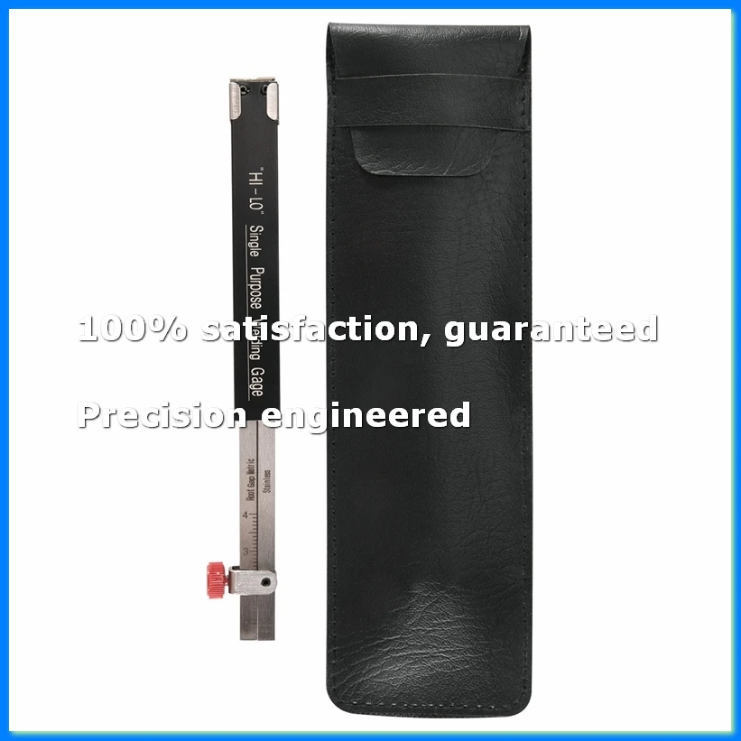 Welding Inspection Scale Small Height Gauge Hi-Lo Dedicated Internal Welding Ruler Metric Size N19-FS
